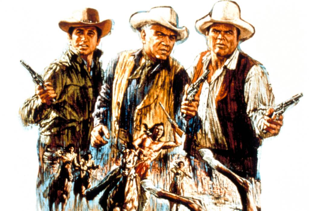 BONANZA, (key art), Michael Landon, Lorne Greene, Dan Blocker, 1959-1973.