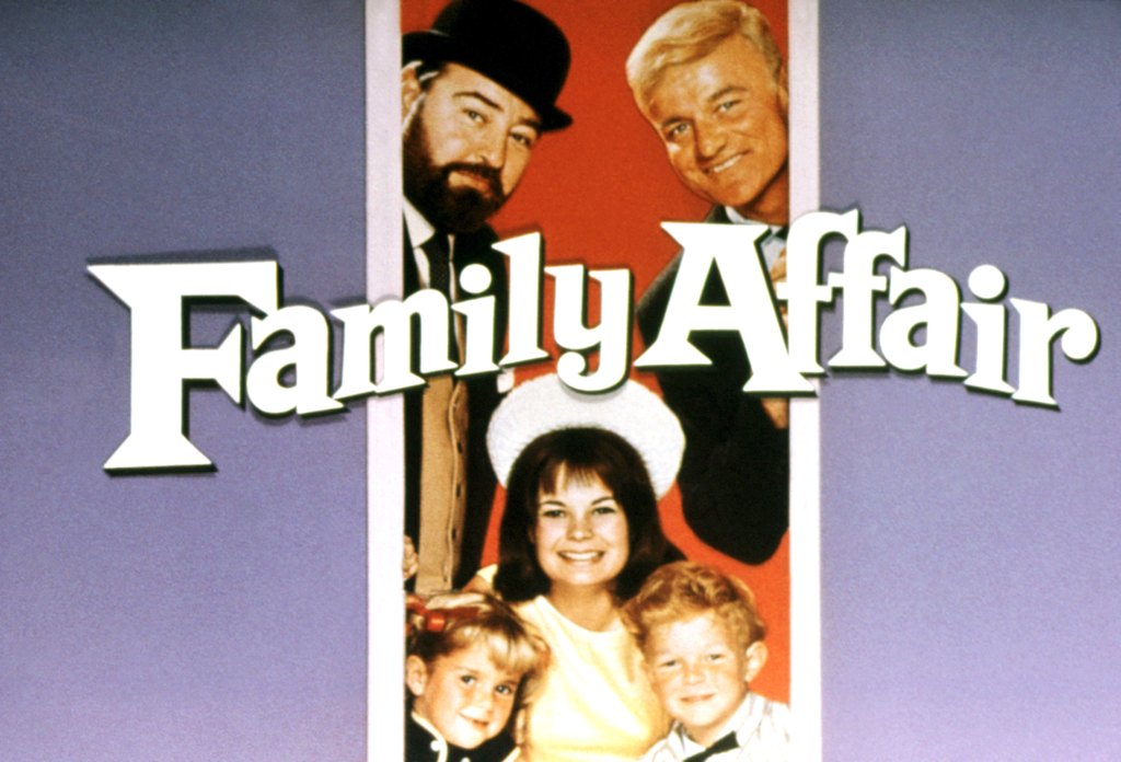 FAMILY AFFAIR, (top): Sebastian Cabot, Brian Keith, (bottom): Anissa Jones, Kathy Garver, Johnny Whitaker, 1966-71