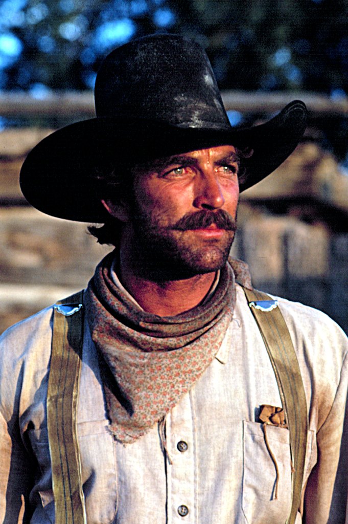 THE SACKETTS, Tom Selleck, 1979.