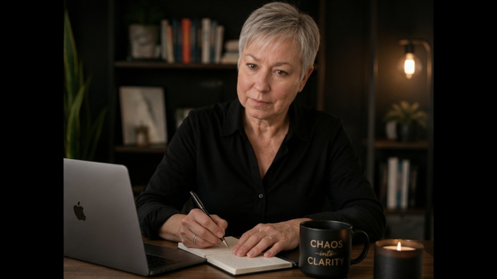 Jennifer Girolami speaking with a coaching client about burnout and life balance