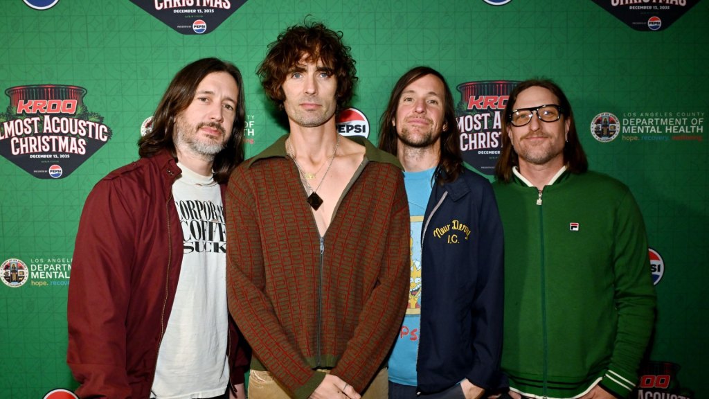 (L-R) Nick Wheeler, Tyson Ritter, Mike Kennerty and Chris Gaylor of The All-American Rejects