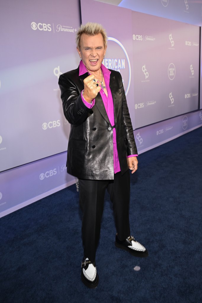 Billy Idol at The 52nd American Music Awards held at the MGM Grand Garden Arena on May 25, 2026 in Las Vegas, Nevada. (Photo by Brian Friedman/Dick Clark Productions via Getty Images)
