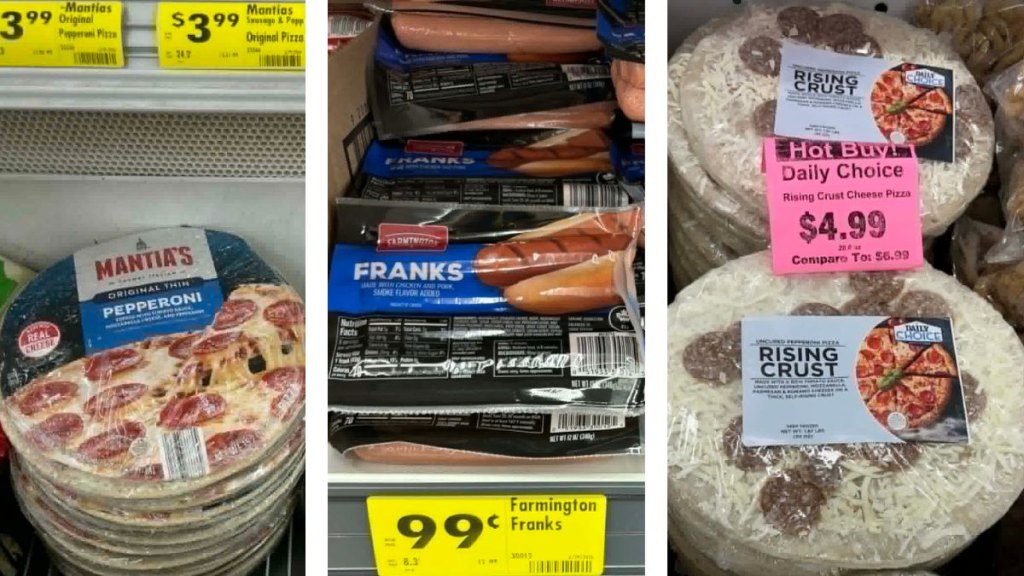 Pizza and hot dog deals from the Save A Lot weekly ad