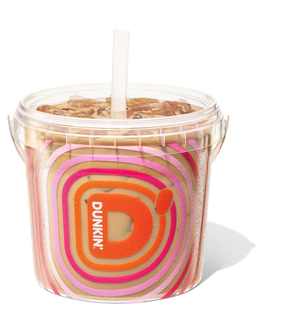 Dunkin' Bucket iced coffee