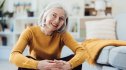 older woman smiling