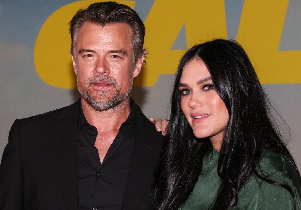 LOS ANGELES, CALIFORNIA - SEPTEMBER 15: Josh Duhamel (L) and Audra Mari (R) attend the Los Angeles premiere of "London Calling" at Harmony Gold on September 15, 2025 in Los Angeles, California. (Photo by Paul Archuleta/Getty Images)