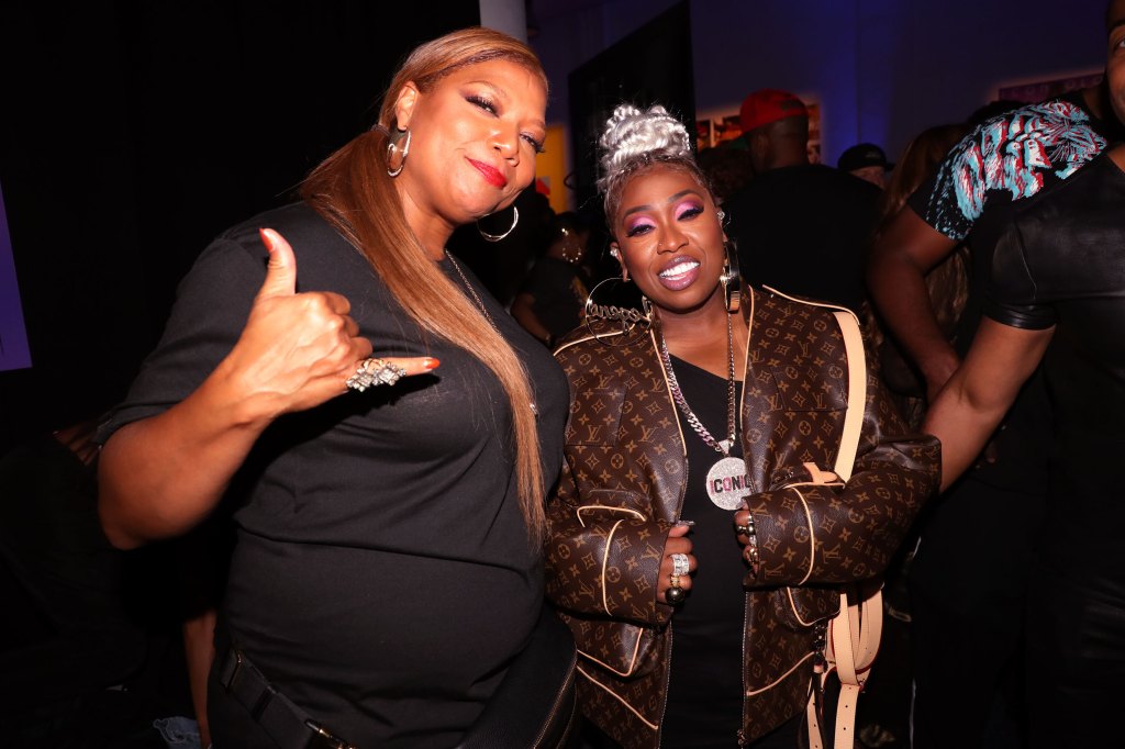 NEW YORK, NEW YORK - AUGUST 26: Queen Latifah (L) and Missy Elliott attend Missy Elliott's VMA After Party on August 26, 2019 in New York City. (Photo by Johnny Nunez/Getty Images)