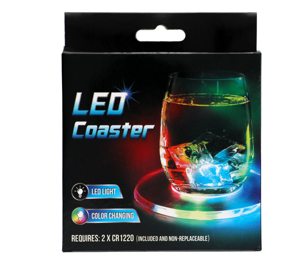 led coaster