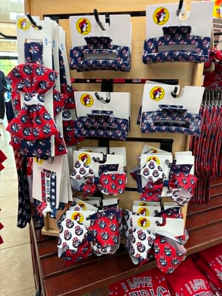Buc-ees USA hair accessories
