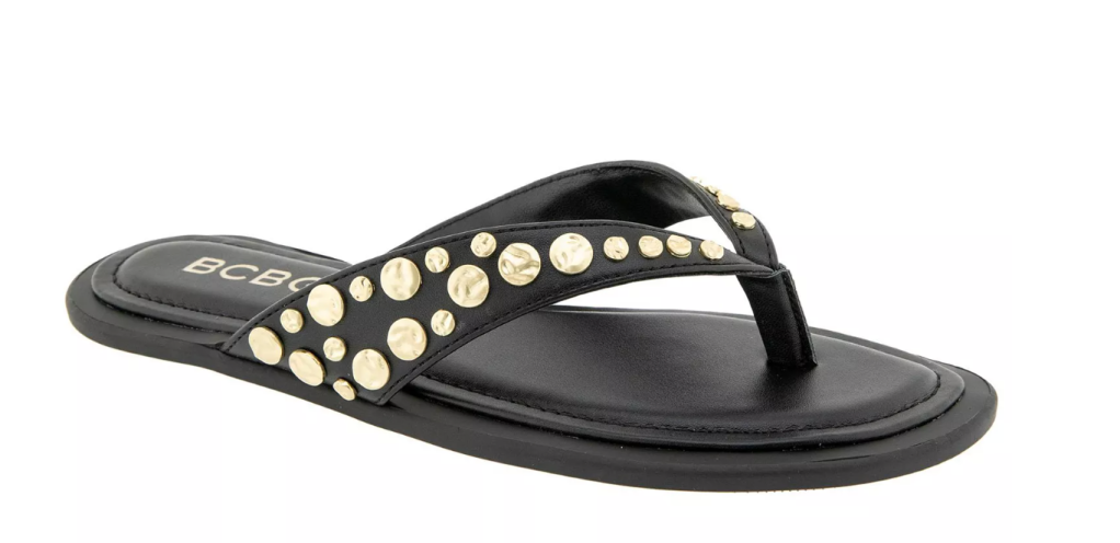 Macy's BCBG Studded Flip Flops