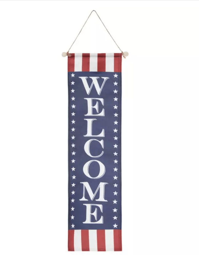 welcome sign