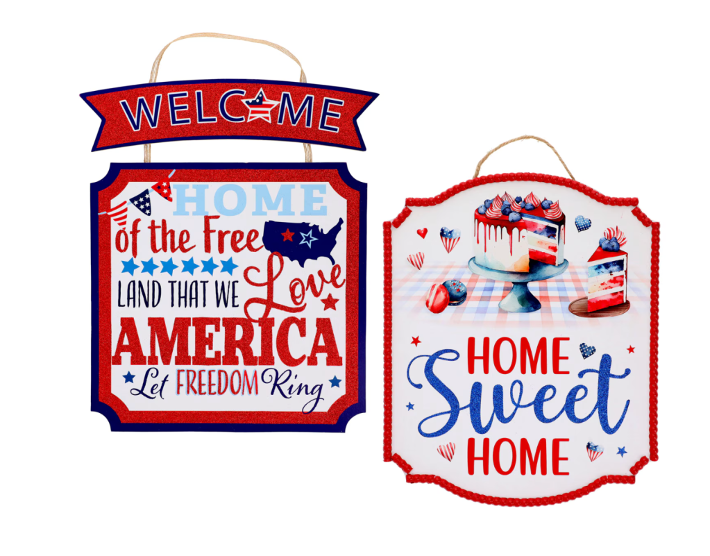 Patriotic wall decor