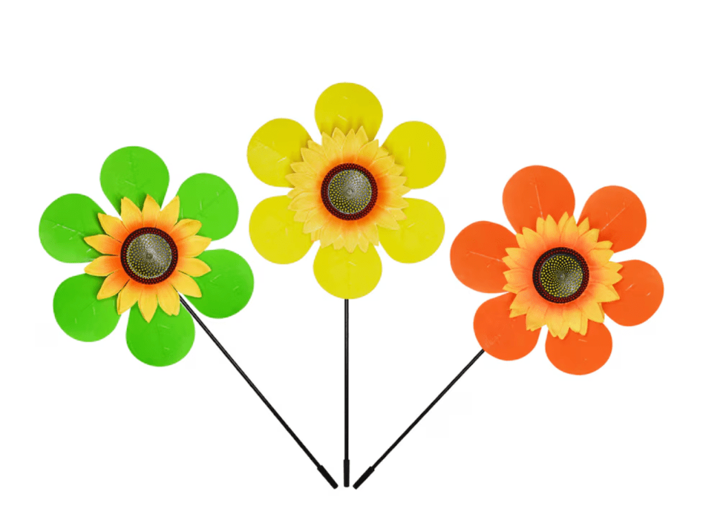 Dolalr Tree sunflower pinwheels