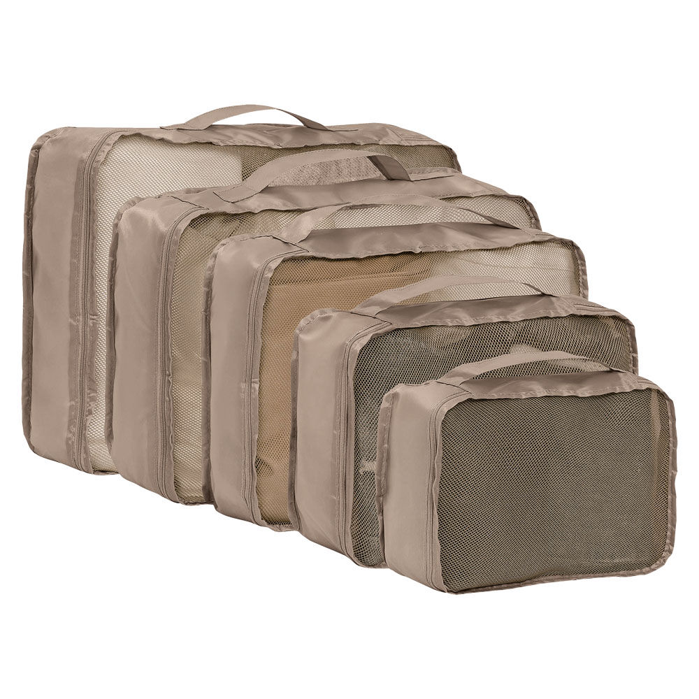 set of travel pouches