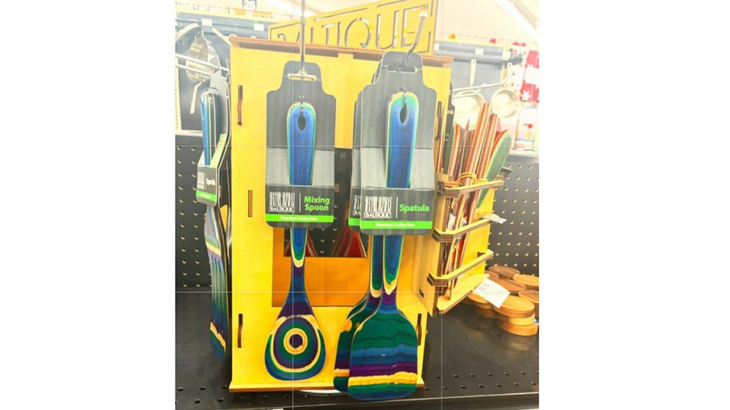 Pretty painted spoons and spatulas from Ace Hardware