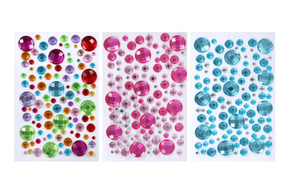 Gemstone stickers