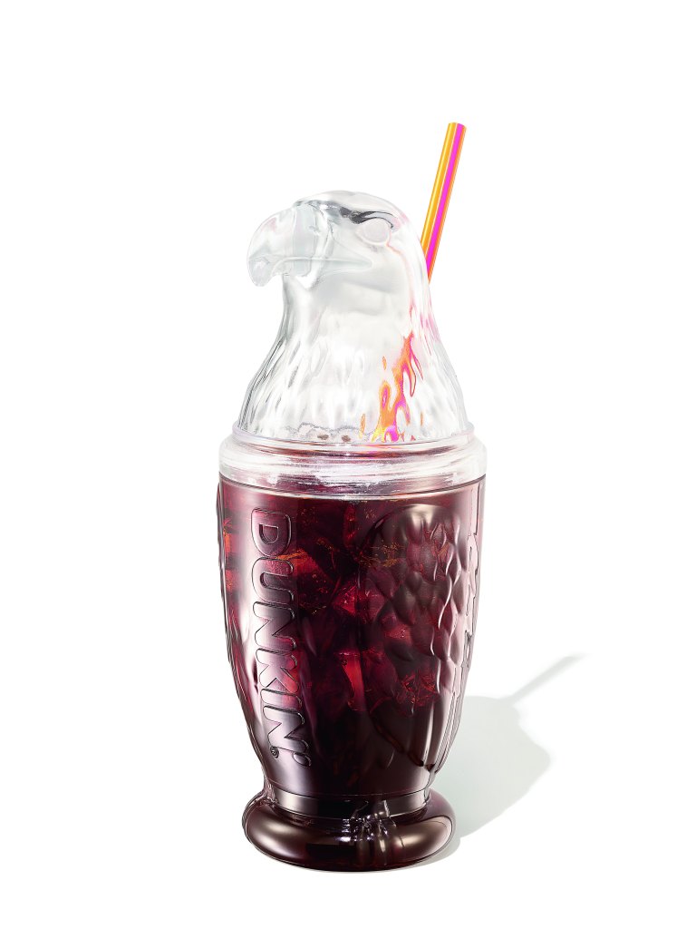 Eagle Cup with Black Iced Coffee