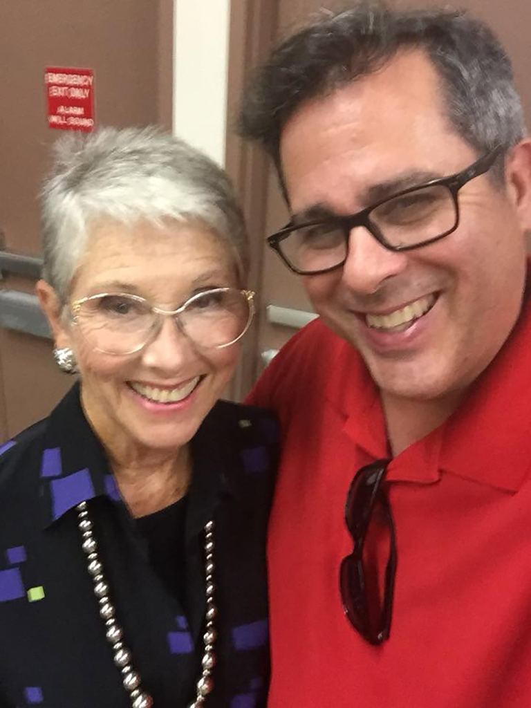 Mother and son: Elinor Donahue and Peter K. Ackerman.