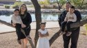 Elisia with her family