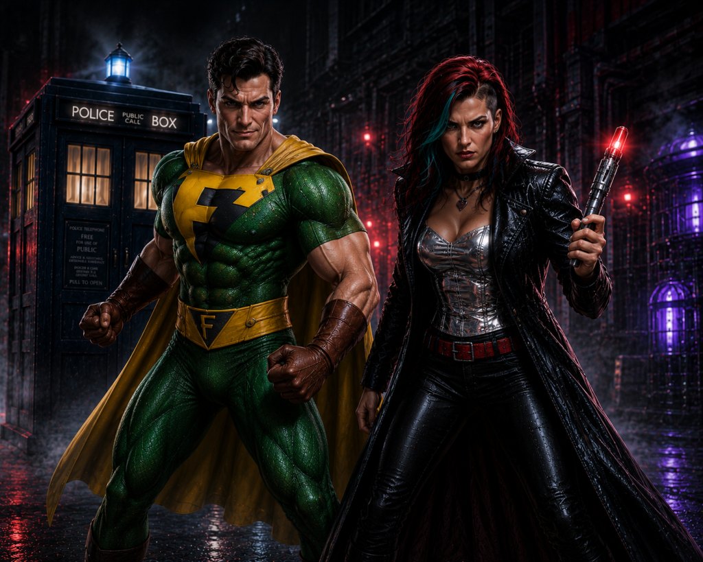 A piece of fan art: Online comic strip character Fleischer teams up with The Battle-Doctor