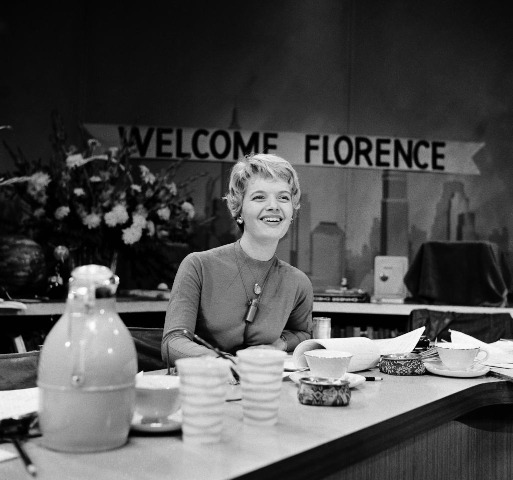 TODAY -- "Florence Henderson's First Day" -- Pictured: "TODAY Girl" Florence Henderson on October 19, 1959