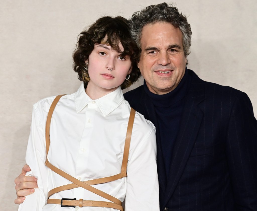 Bella Ruffalo and Mark Ruffalo, 2023