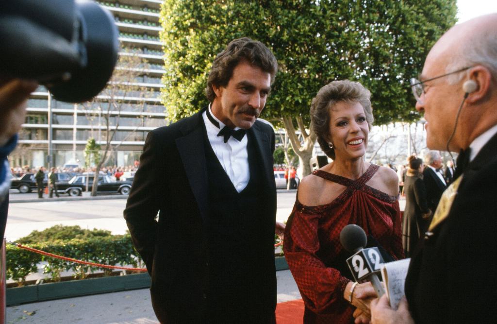Tom Selleck and Carol Burnett, 1983