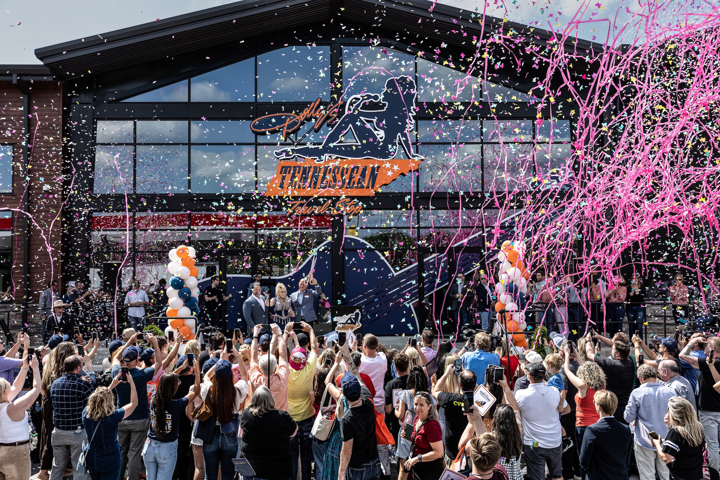 Grand Opening Celebration at Dollys Tennessean Travel Stop Courtesy of Dolly Parton