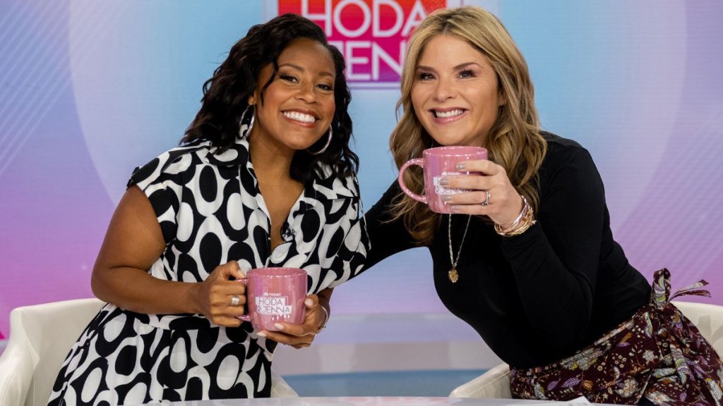 Jenna Bush Hager and Sheinelle Jones in 2023