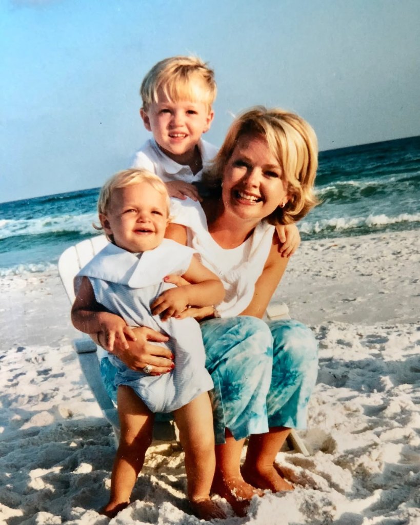 Jennifer with Cooper and Connor in 2001