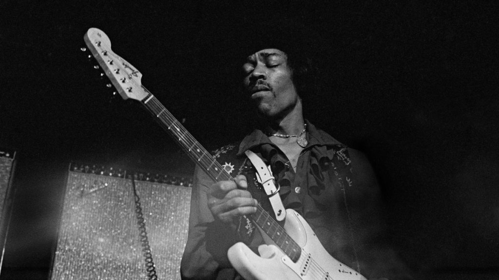 Jimi Hendrix in 1968