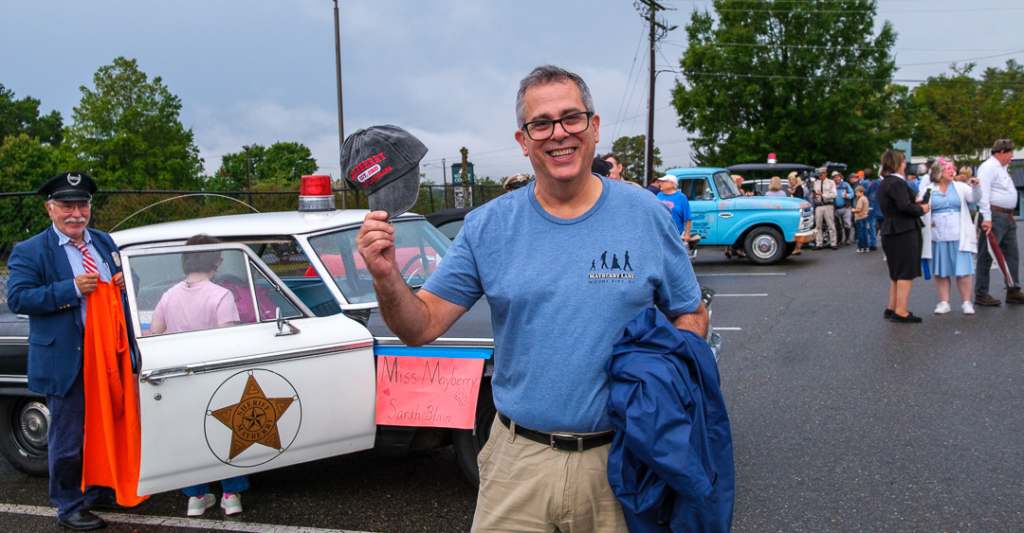 Peter K. Ackerman at the Mayberry Days Parade 2025