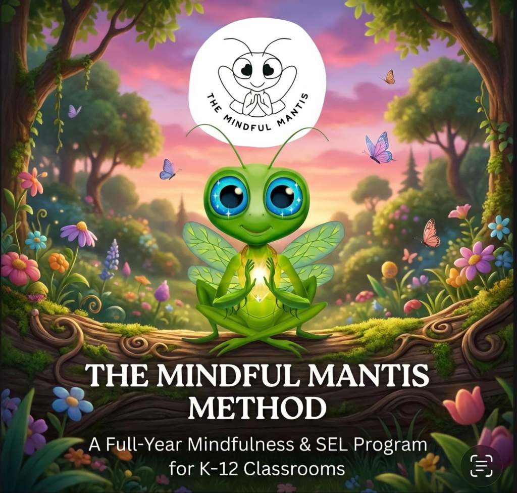 Founded by Mariana Gordon and Sondra Bakinde, Mindful Mantis promotes mindfulness practices designed for families.