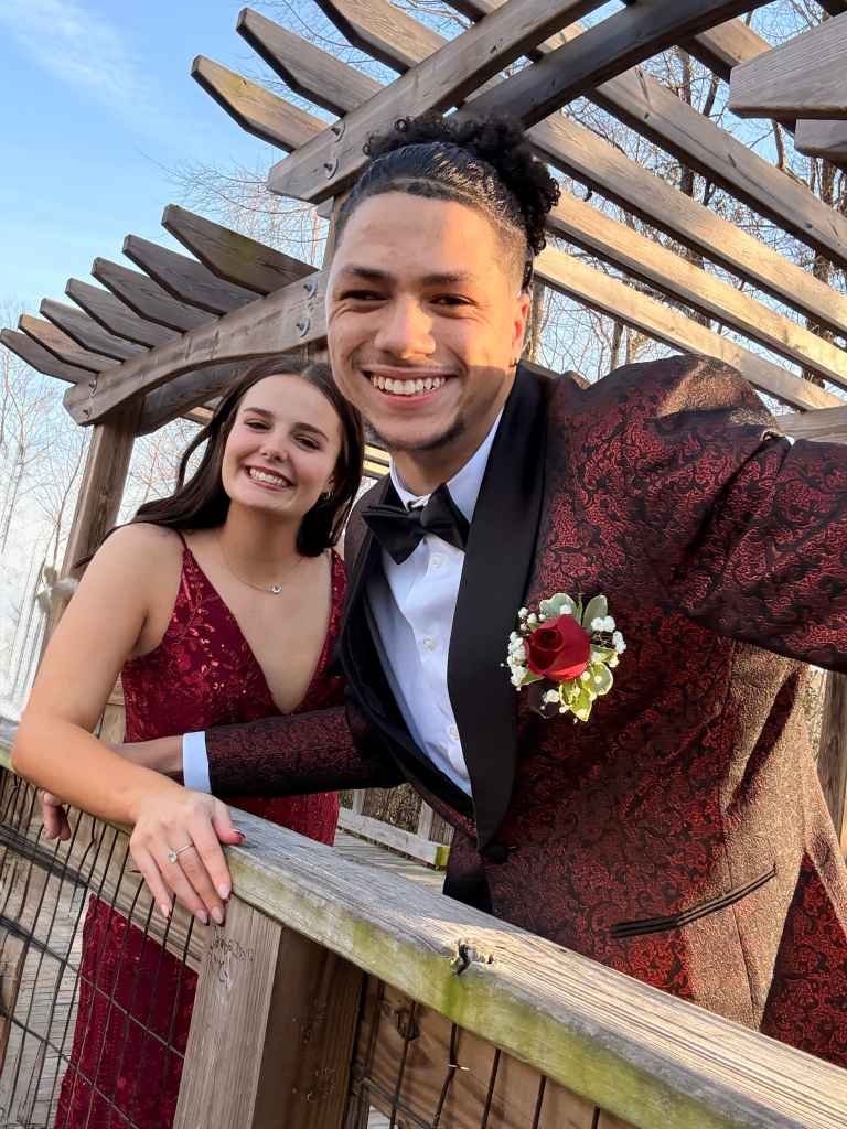 Jayce and Jaden ready for prom