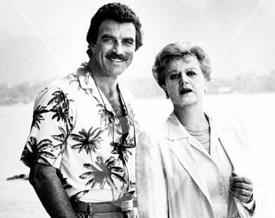 Tom Selleck, Angela Lansbury, Magnum, P.I., 1986