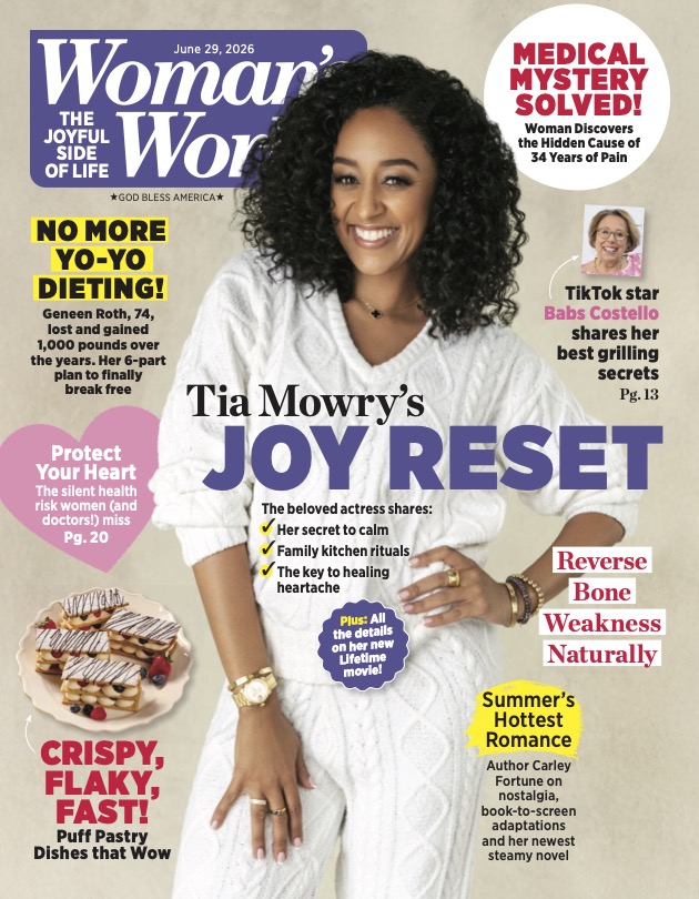 Tia Mowry on the cover of Woman's World