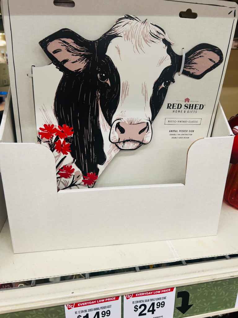 Cow sign