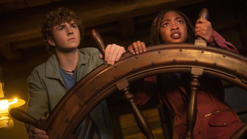 Walker Scobell and Leah Sava Jeffries in 'Percy Jackson and the Olympians' Season 2