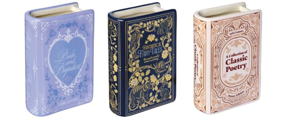 book-shaped vases
