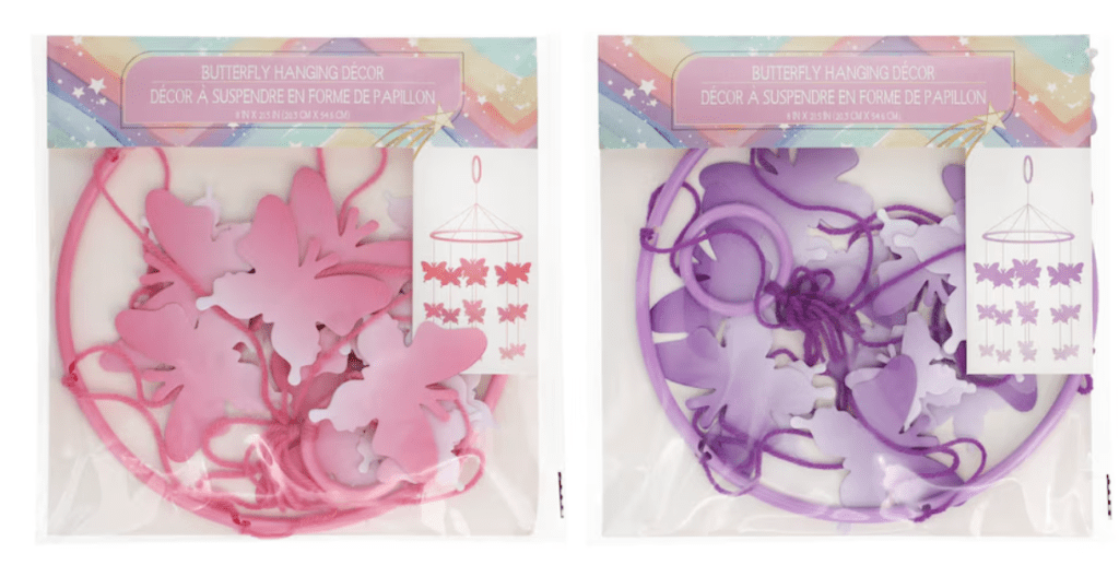 butterfly hanging decor