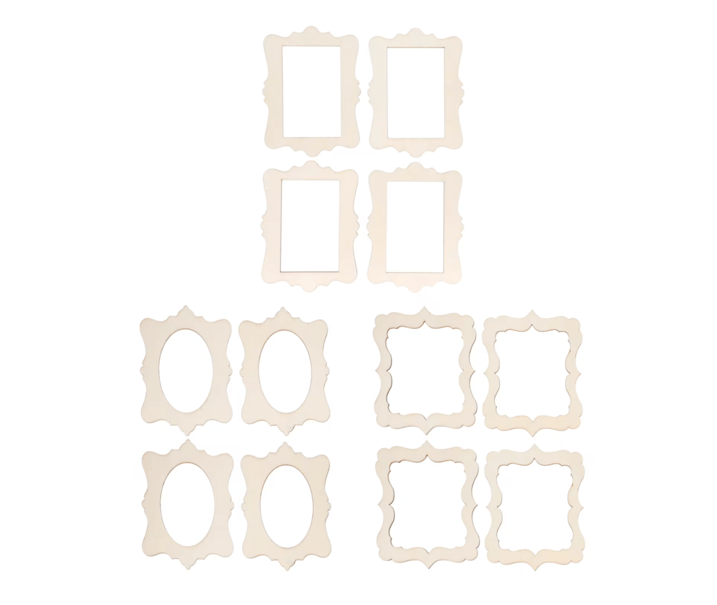 Wooden picture frames