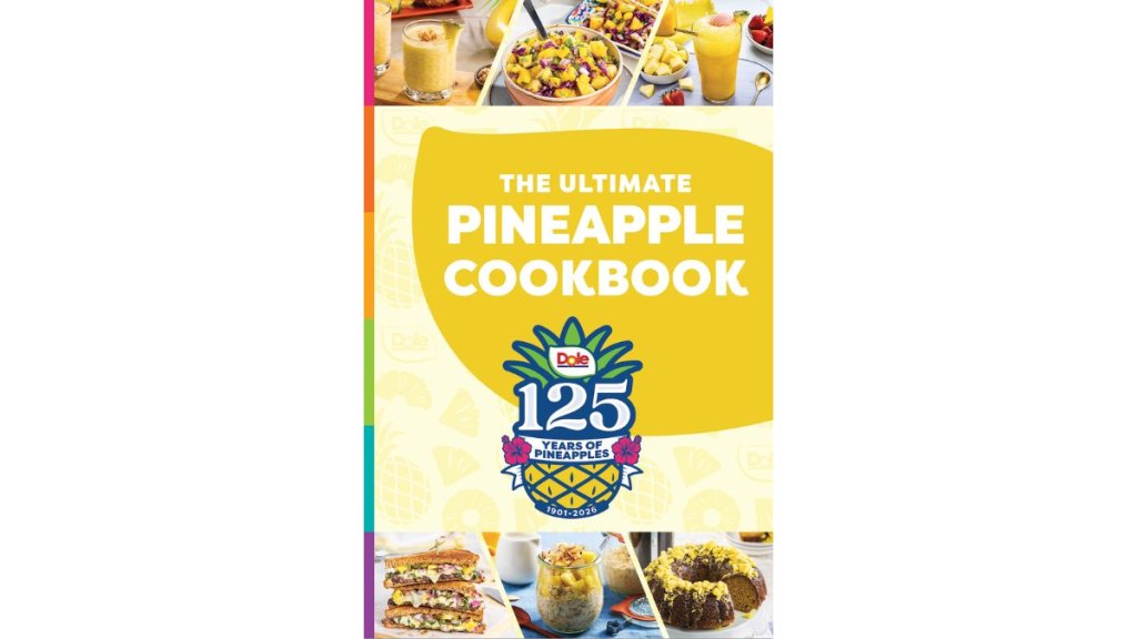 A image of the cover of The Ultimate Pineapple Cookbook by Dole