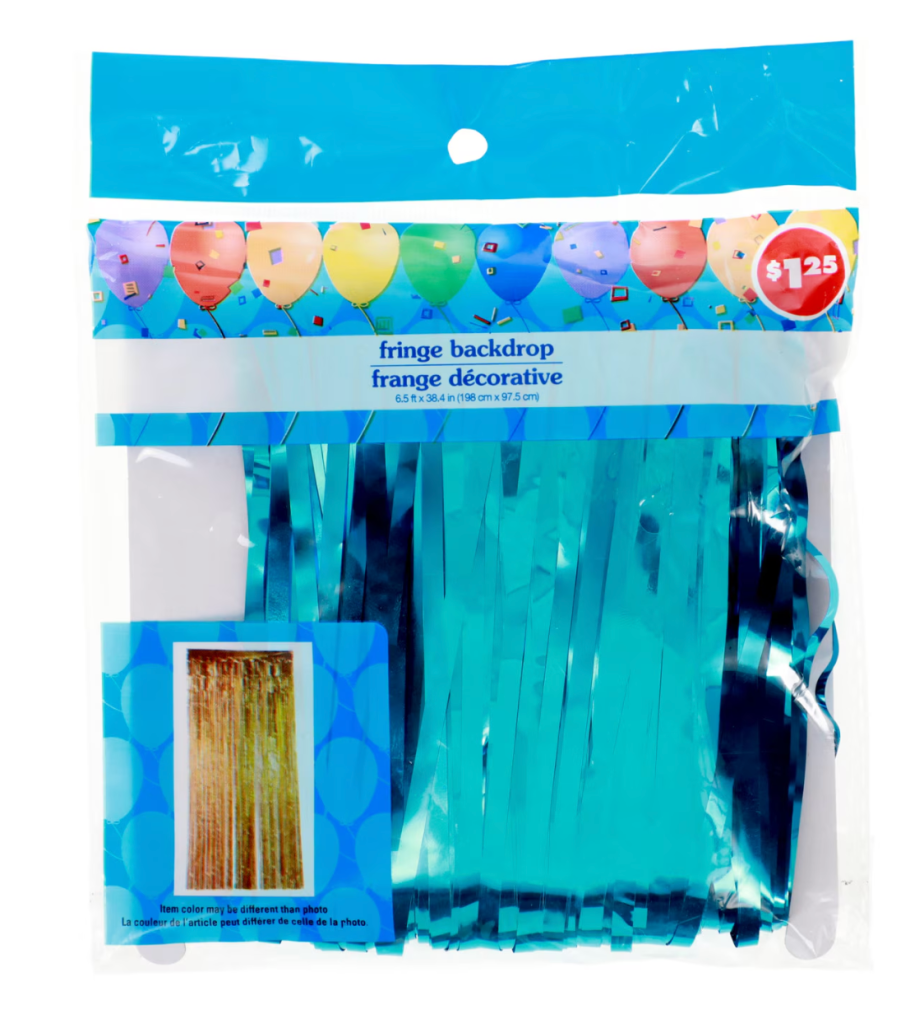 foil fringe curtain