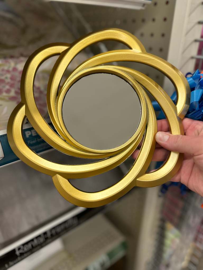 a "Miami Deco" mirror from Dollar Tree