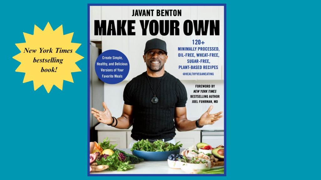 The cover of Javant Benton's new bestselling cookbook Make Your Own