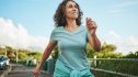 Close-up of woman walking