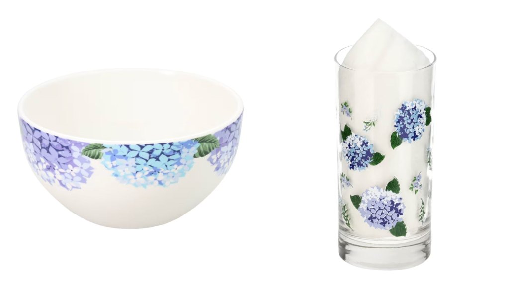 Hydrangea dinnerware