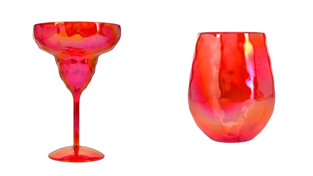 red pebble glasses
