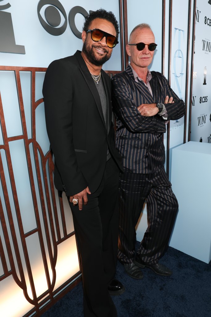 NEW YORK, NEW YORK - JUNE 07: (L-R) Shaggy and Sting attend The 79th Annual Tony Awards at Radio City Music Hall on June 07, 2026 in New York City. (Photo by Kevin Mazur/Getty Images for Tony Awards Productions)