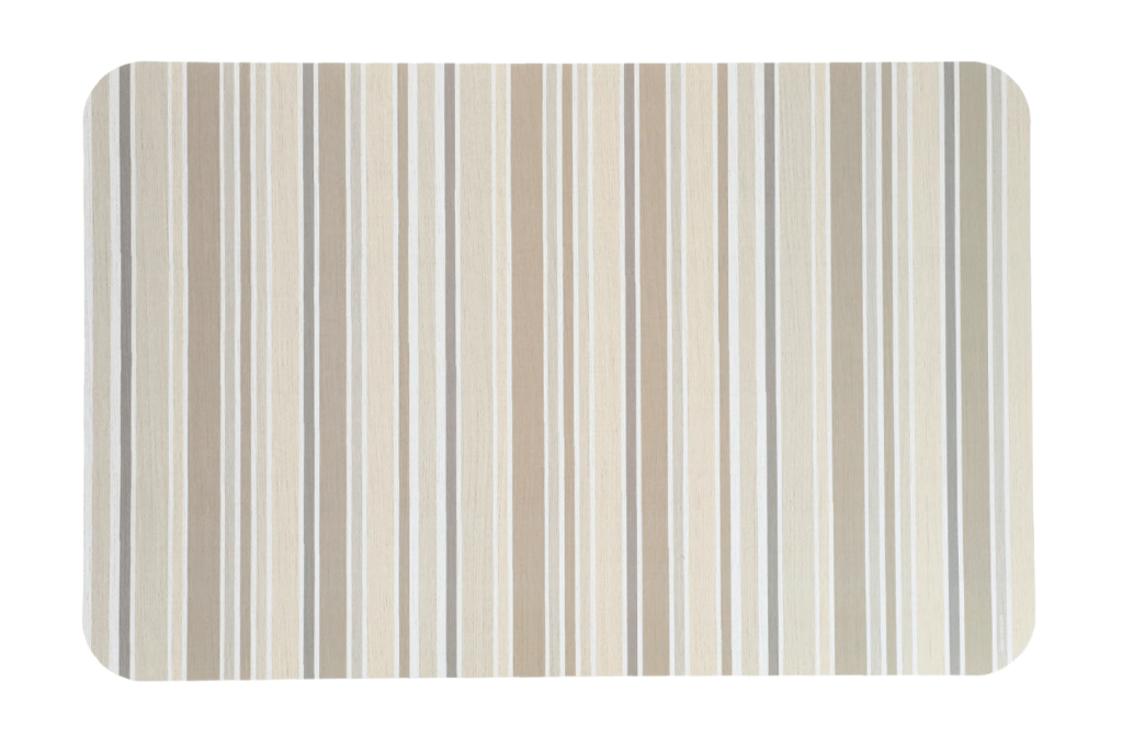 striped placemats